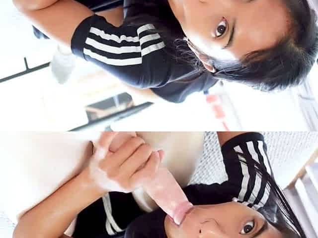 POV Asian Babe Wants to fuck after workout