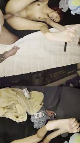 POV red hair Latin chick