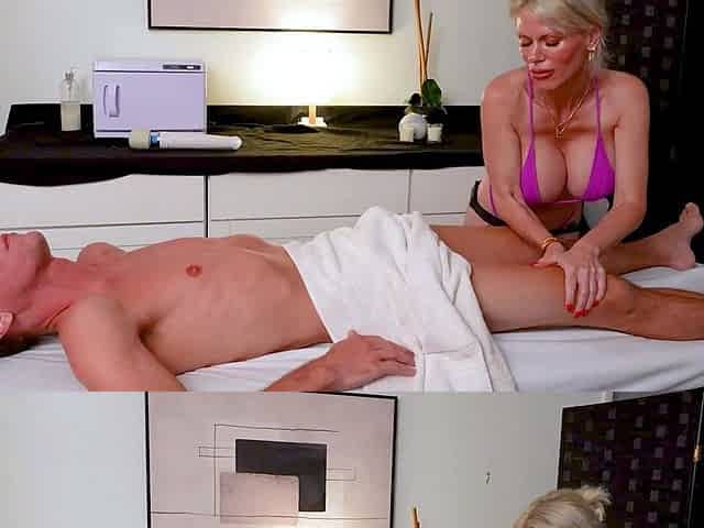 Blonde MILF Casca Gives Happy Ending