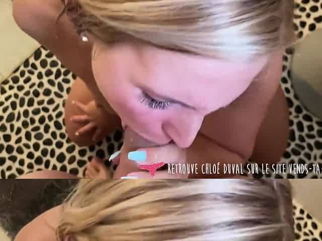 Chloe Duval And Gorgeous Girl - Gorgeous French Girl Fucks At The Hotel And It Ends In A Facial Cumshot