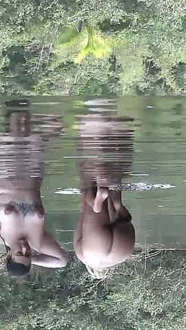Lesbian Sex Between Outdoor College Friends