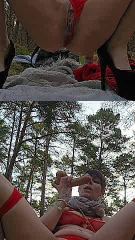 Jenny in the forest