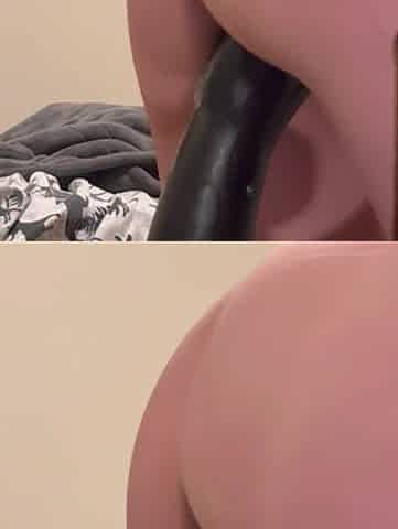 Stretching My Pussy More on Fist Dildo