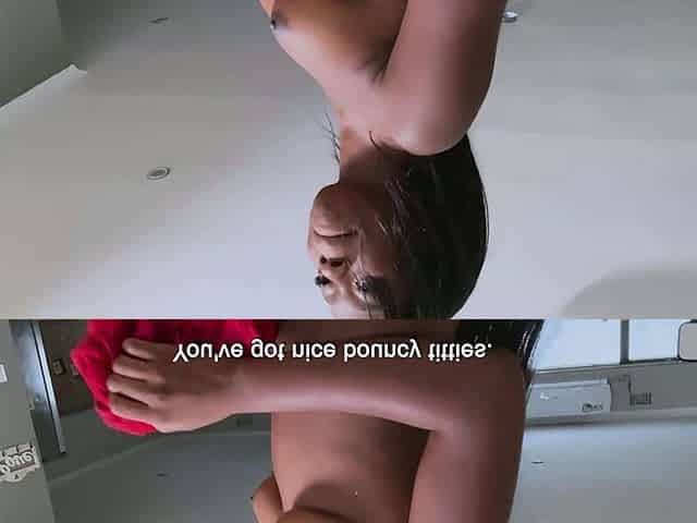 This BUSTY EBONY freshman skipped class