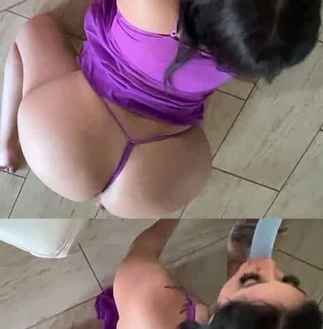 Amateur Brunette Anal Toy
