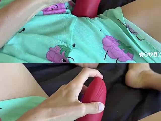 WOW!! Twat Licking Toy make my sexually excited twat Squirt Climax