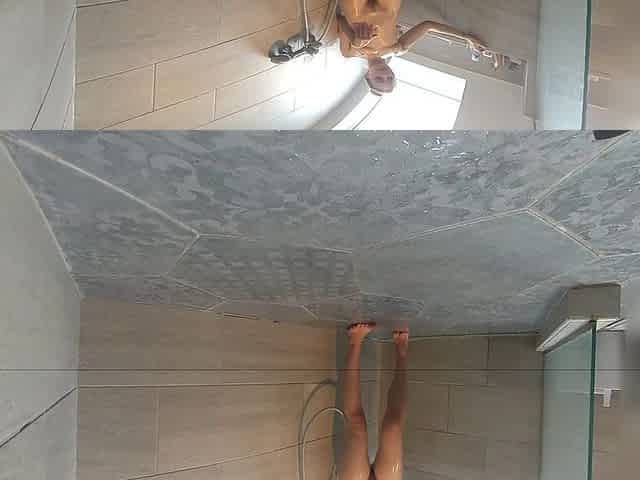 Perfect Teen Has a Hot Shower