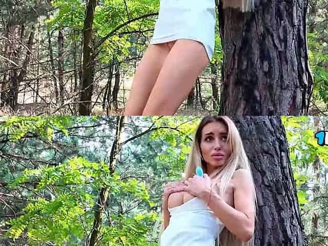 Finding her in the forest brought on an strong woods fucky-fucky session, resulting in a 4K cum-shot for the finest XXX!