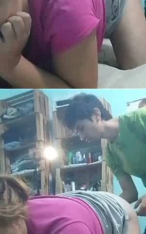 I Suck My Girlfriend's Tail While I Film with My Cell Phone