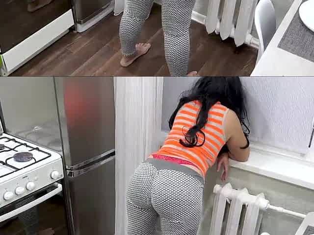 A happy mother I'd like to fuck engaged in a bit of ass and gave her booty a bang