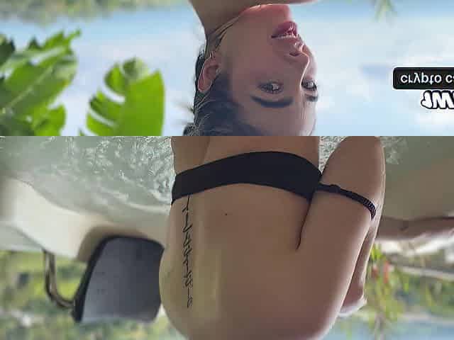 I bang a large-titted Colombian mother I'd like to fuck in the hotel's public jacuzzi! Alanna Gomez.