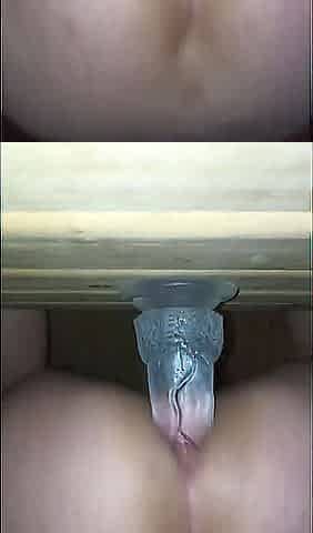 Anal sauna ride sex toy