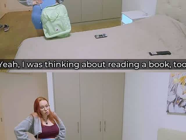 Sexy RedHead Busty Stepmother Shares Bed With Stepson