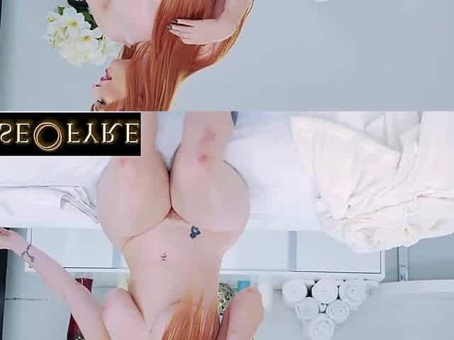 HOUSEOFYRE- Curvy Ginger seduces Masseur with her ideal body