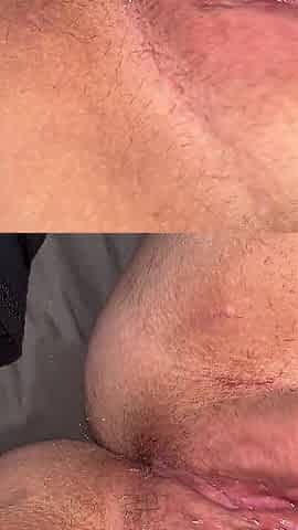 Making myself cum with my spouse downstairs