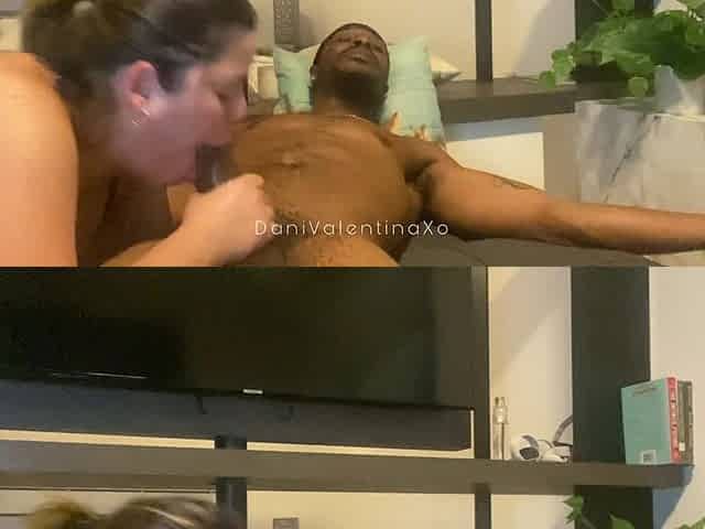 BBW Dani Valentina interracial hot video