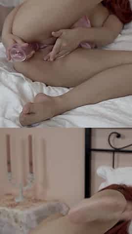 Bouncing on That Dildo!!