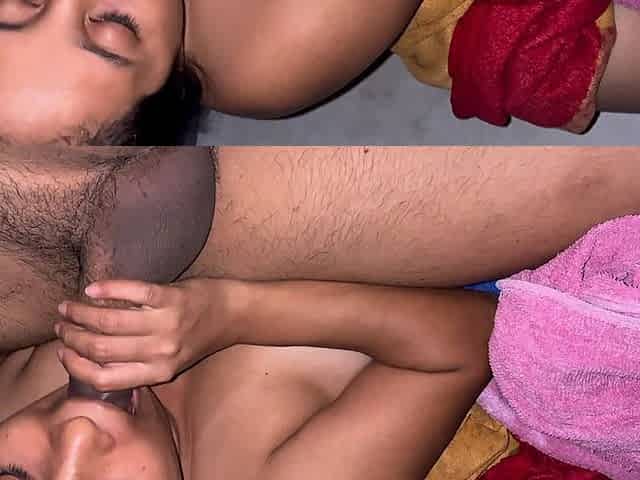 Deep Throat and Blowjob Until He Cums Inside Her Vagina