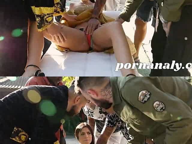 Cuckold watched his wife getting banged by 5 boyz
