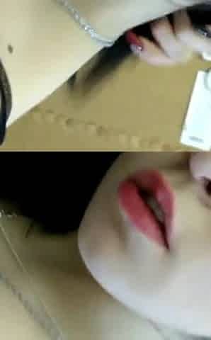 Gentle home cute striptease close up