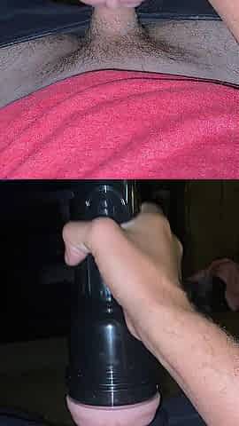 Screwing my fleshlight groaning mom
