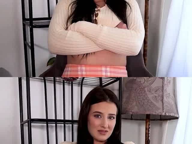 SisLovesMe - Stunning Aubree Valentine Honing Her Blowjob