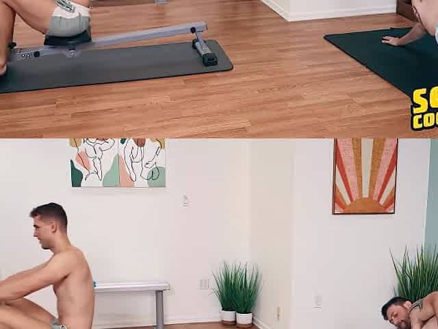 Lane Flexing That Bubble Butt Cheek With Cody Lane And Sean Cody