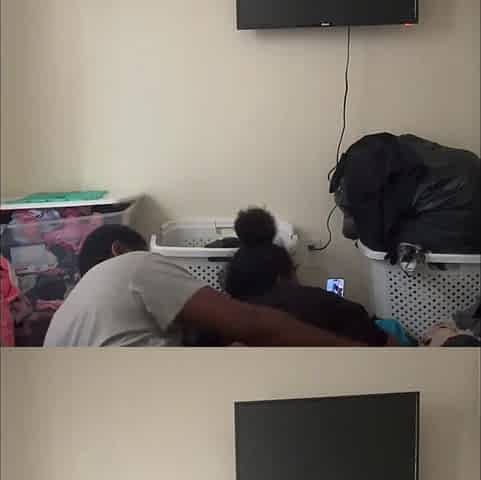I tried to sneak record her and that babe caught me
