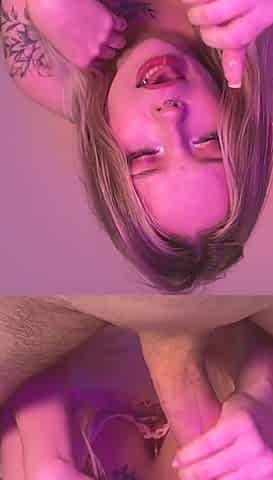 Busty Roommate Covered in Cum
