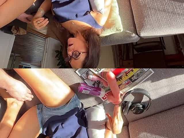 Hot Car Loving MILF Get's Treated to an Amazing Orgasm by Her Husband.