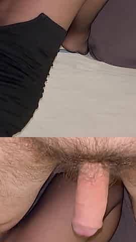 POV: Instructions for Cumming and Big Cumshot in the Transparent Dark Stocking
