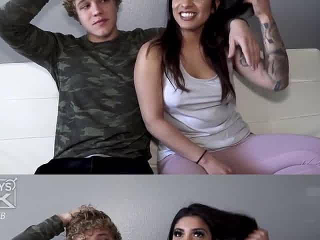 Jessica's Thicc Latin Babe Booty Makes Asher Bust Early!