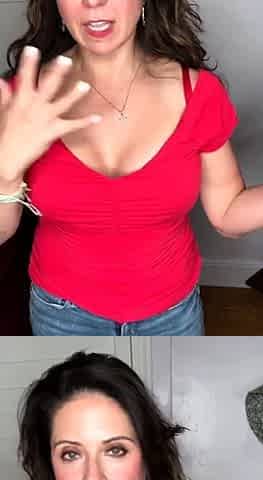 Big boobs milf masturbates with her dildo