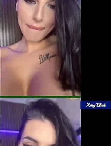 Large Titty Brunette hair Amy Blair 14