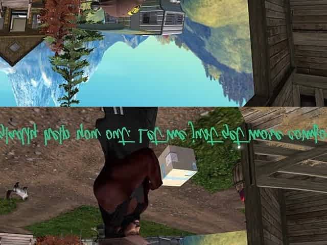 Second Life Ebony stud delivering package bangs white woman with her Ebony guy stepbrother