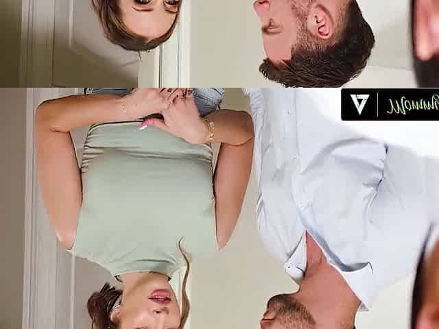MOMS MALE - Consummate Breasty Masseuse Jennifer White Helps A Stressed Pair