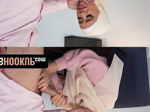 Splendid Muslim Girl With A Thick Ass Wearing Hijab Gets Nailed By Her Horny Stepbrother
