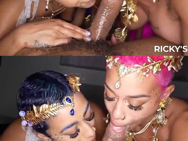 Jasamine Banks - New Goddesses Keep Court 24 08 31 Bigtits Bigass Brunette Hardcore Threesome Black Demoninc