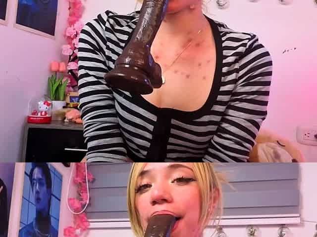 Tight sweet clit and ass solo toy fun