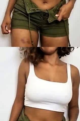 Ebony Teen Dirty Talks While Fingering Herself
