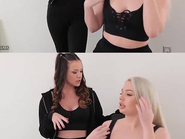 Alison Rey - Sexy Trainor Caught Flipping The Bean Sensually Fucked By Crush