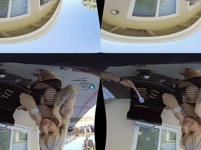 The BBQ - Huge Tits Blonde MILF Hardcore POV - SexLikeReal