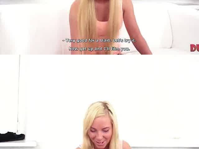 Long-haired Blondes Pussy Becomes The Russian Agents Prey