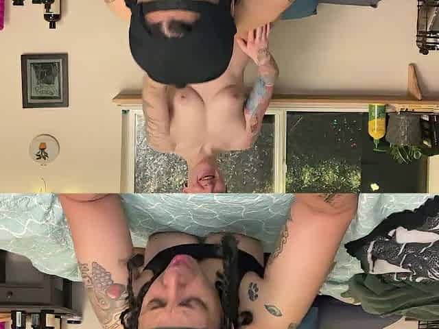 Chap Getting Banged from Behind by Dyke - So Much Cumming