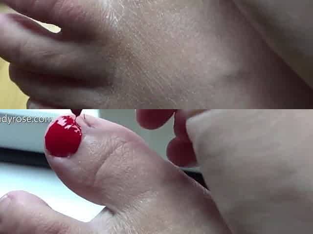 Painting my nails i'm so bad at it ha-ha-ha footfetish voetjes dutch feet breda