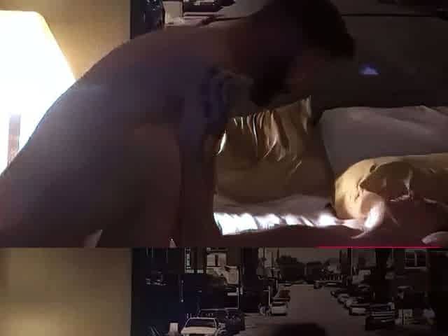 Blonde petite girl in homemade amateur video