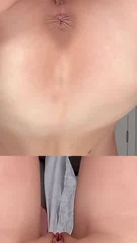 Ass Worship Skinny Small Bubble Butt Asshole Pussy Spreading Teasing