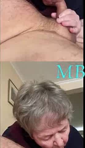 Sweet grandma is a cocksucker
