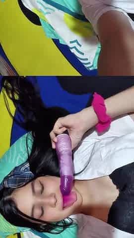 Hard Fucking a Girl in the Bathroom with a Squirt