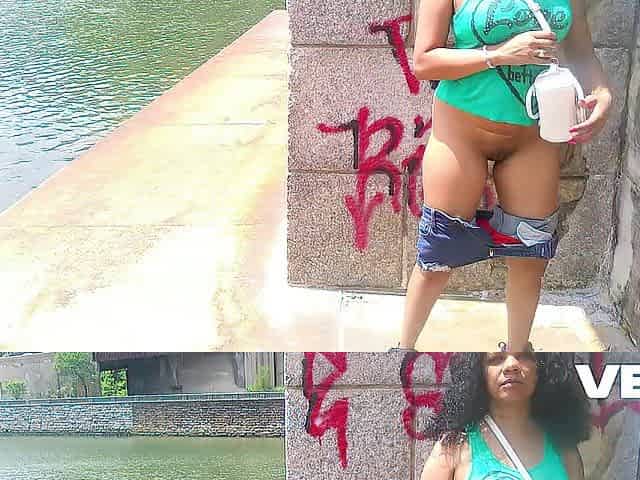 MINAH KHALI GETS CAUGHT DOING PUBLIC YOGA STRETCHES IN NATURE'S GARB Reality Porn